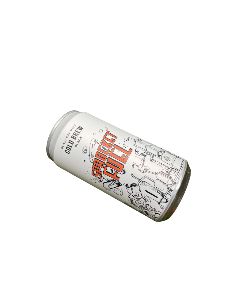 Sprocket Fuel: Cold Brew Long Black Cans