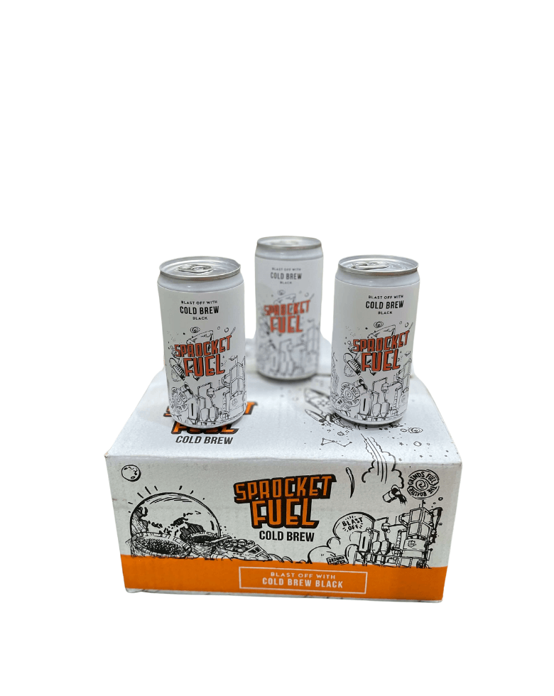 Sprocket Fuel: Cold Brew Long Black Cans