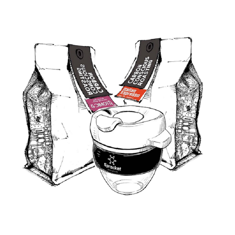 Tree Hugger Bundle: 2 x 500g Blend + 8oz KeepCup